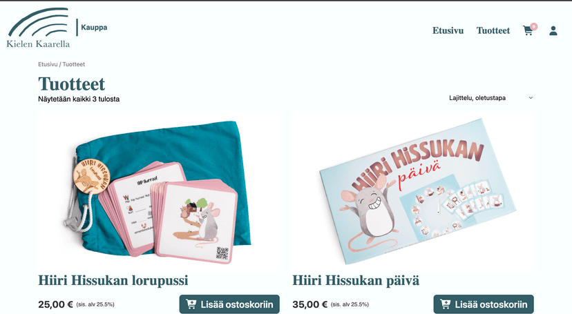 Kielenkaarella.fi project screenshot