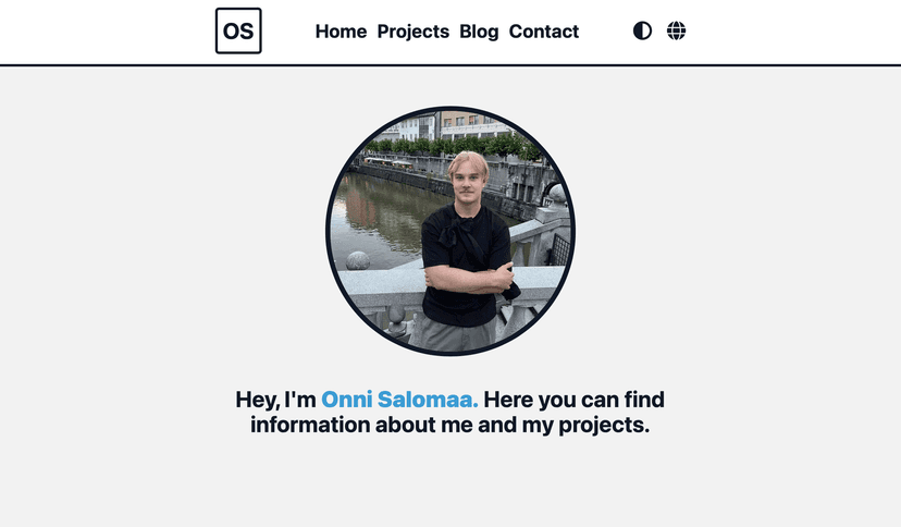 Portfolio project screenshot